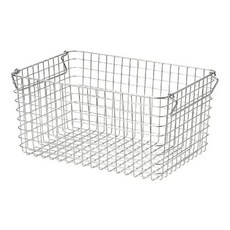 MUJI 無印良品 不鏽鋼收納籃4, 1個, 銀色