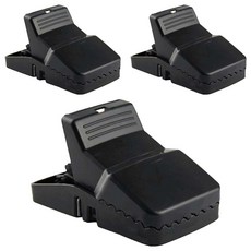 봄봄리빙 가정용 플라스틱 쥐잡기 클립 집게, 1개입, 3개