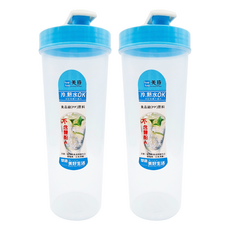 Keep Keep 美琦 隨身壺, 藍色, 1L, 2個