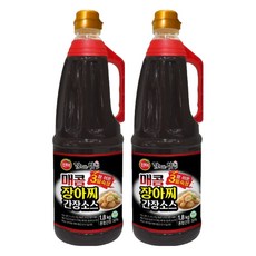 진미 잘되는 맛집 매콤 장아찌 간장소스, 1.8kg, 2개