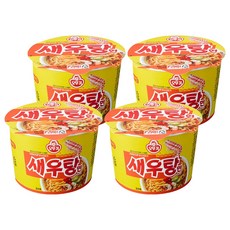 OTTOGI 不倒翁 碗裝鮮蝦風味麵 110g, 4入