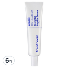 treatroom 養髮液 緩解脫髮 幹細胞 胜肽 精華液, 6個, 30ml