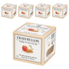 FRAIS BELLON 孩童蔬果泥 2入, 蘋果水梨燕麥口味, 200g, 5盒