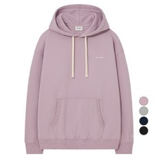 커버낫 남녀공용 스몰 로고 기모 후디티