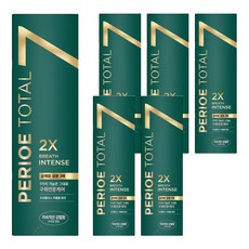 페리오 토탈7 인텐스 X2 프리징 쿨링 치약, 120g, 6개