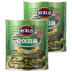 리치스 슬라이스 오이피클, 2개, 3kg