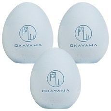 OKAYAMA 岡山 硅藻土吸溼防潮 冰箱/鞋櫃多功能除臭蛋, 100g, 3個