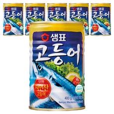 샘표 고등어 통조림, 400g, 6개