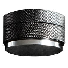 Caldin Distributor Push Tamper Flat 58mm, 黑色, 1個