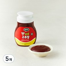 전수연 순동 고추장 튜브형, 220g, 5개