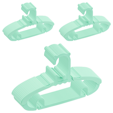 agazzang 4段可調節長度孩童衣架, 薄荷綠, 30個