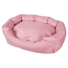 Dogfeet 聯名亞麻系舒眠床, 粉色, 1個
