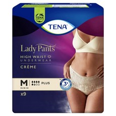 TENA 添寧 女用 玩色系列 敢動褲 成人紙尿布 香檳金, M, 9片, 1包