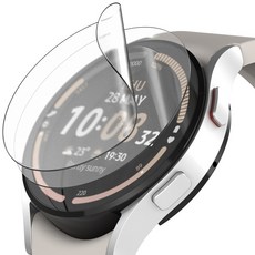 Nuart 三星 Galaxy Watch 相容款 防指紋螢幕保護貼, 2個, 透明