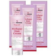 폴메디슨 딥레드 퍼퓸 헤어크림 화이트머스크향, 80ml, 3개