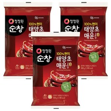 清淨園 糙米韓式太陽草辣椒醬 辣味版, 500g, 3個