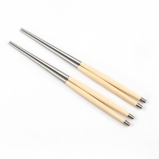 Bogen Le Bien 緞面餐具筷子, 2個, 米色, 單品