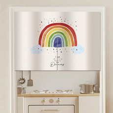 日式短門簾, 彩虹