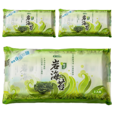 統一生機 岩海苔 3包, 14.4g, 3袋