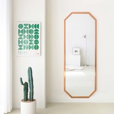 에이스홈 코코 팔각 와이드L 벽걸이 전신거울, 로즈골드