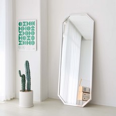 에이스홈 코코 팔각 와이드L 벽걸이 전신거울, 실버