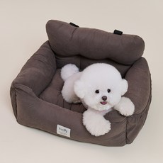 Woolly 狗狗基本款汽車座椅, 摩卡, 1個