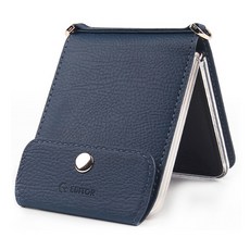 EDITOR 皮革卡夾手機殼+長條貼紙 2入