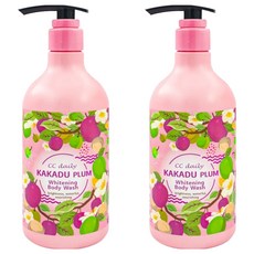 台塑生醫 CC Daily SUPER FOOD 卡卡杜李晶嫩沐浴乳 580g 晶透亮白 保濕滋潤, 2瓶