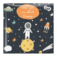 vanibaby 自黏式PU防撞壁貼 太空探險系列 3入 SGS歐盟安全認證 高密度海綿 表面防水防霉, 多色 - 款式隨機, 1組