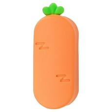 홈나나 흡착식 실리콘 당근 샤워기 홀더, 주황색