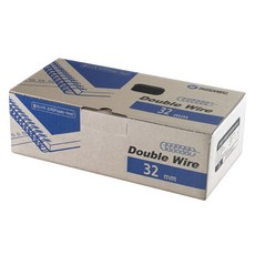 Copierland 護樂美 雙鐵絲線圈裝訂環 40入, 白色, 1盒