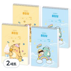 POPO FANCY 3000 Rhino Dream 綜合練習本 2款 x 2入組 YPC-4147, 2套, 黃色 + 藍色