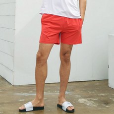 HMUS 男款Canopus防曬泳褲, 紅色