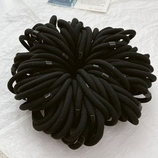 Midami 100P大容量加厚豐滿頭帶鬆緊帶（黑色/調低）