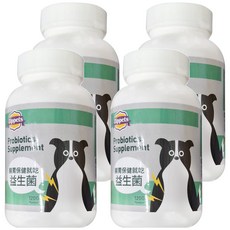 Zippets 吉沛思 犬用 益生菌保健顆粒 呵護毛孩腸胃 提升免疫力 維持消化道機能, 120g, 腸胃保健, 4罐