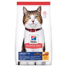 Hill's 希爾思 SCIENCE DIET 成貓 7歲以上 乾飼料, 雞肉, 10kg, 1袋