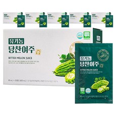 지비엠에스 국내산 유기농 당찬 여주즙, 1.8L, 6개