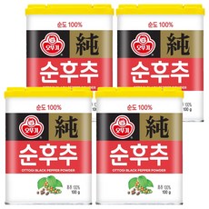 오뚜기 순후추, 100g, 4개