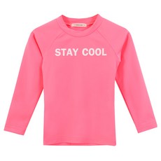 ROROCHAT 女童文字印花長袖防曬泳衣