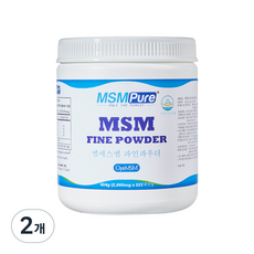 MSMPure MSM 膳食硫黃細粉, 2個, 454g