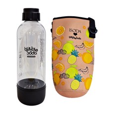Bubble Soda 氣泡水機專用水瓶1L + 保冷袋