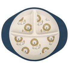 Dailylike 幼兒竹製餐盤, 02 Little Lion, 1個