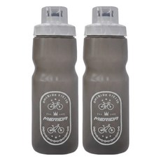 MERIDA 美利達 水壺 A2123000148 2個, 700ml, 1組, 透明黑色