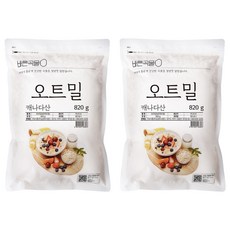 正直穀物 加拿大產燕麥片, 820g, 2個