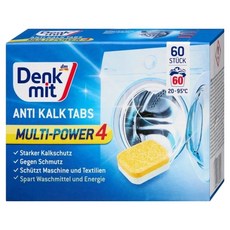 dm Denk mit 洗衣槽去污錠 60顆 Set, 強力去漬 快速溶解 多效合一, 960g, 1盒