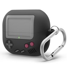 elago Galaxy Buds 3系列適用遊戲機造型保護殼, Galaxy Buds 3 Pro, 黑色