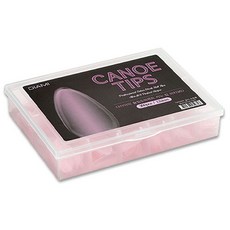 DIAMI Kanu Tip 蜜桃美甲片 360p, 透明粉紅色/蜜桃色, 1個