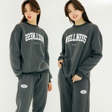 테라우드 여성용 웰니스 기모 상하의 2종 세트