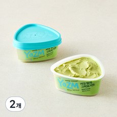 요즘 저당 말차 그릭요거트, 100g, 2개