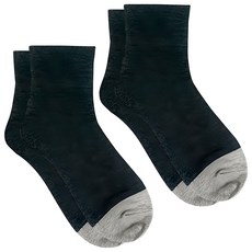 Amiss 機能感 無勒痕穴道防滑襪 2雙